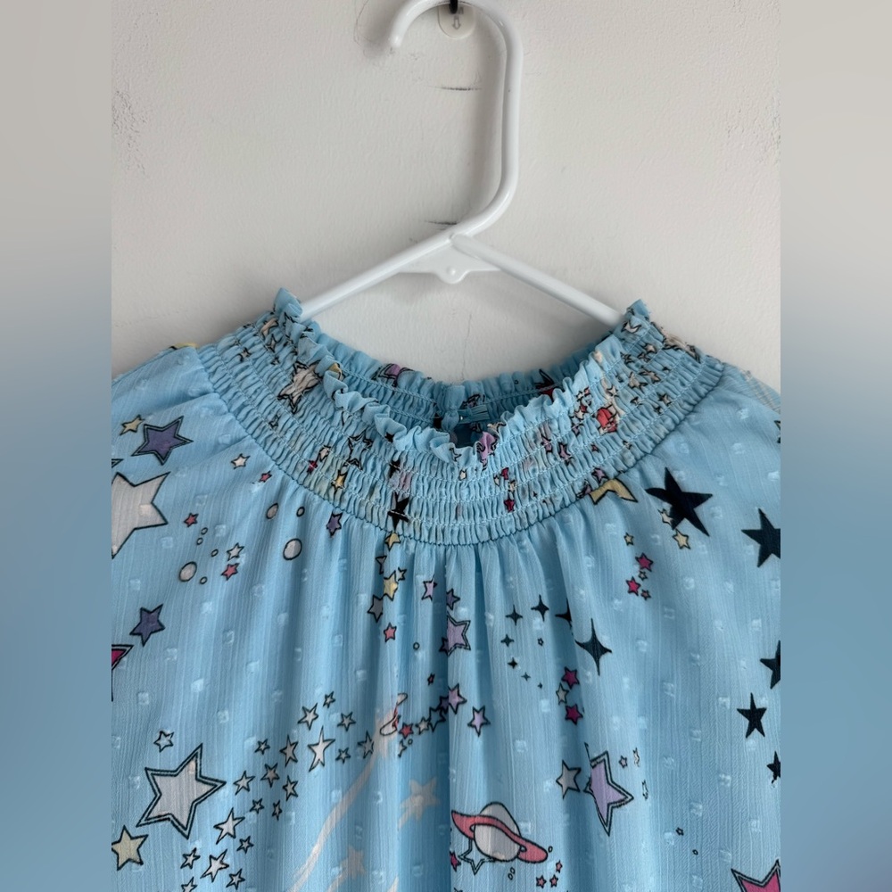 TORRID Mini Clipdot Blouson Sleeve Mock Neck Skater Dress Women’s Plus Size 4X - Picture 4 of 15